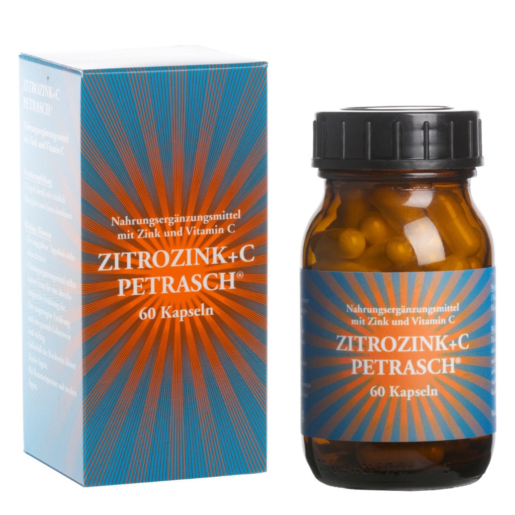 Zitrozink+C Petrasch, 60 Kapseln, 31.5 g - AKTION 5+1 gratis